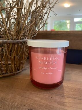 DW Home Sparkling Mimosa Pink Jar Candle